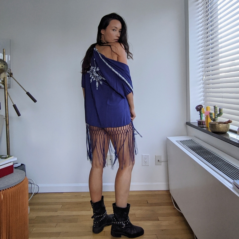 Tribal Fringe Kimono